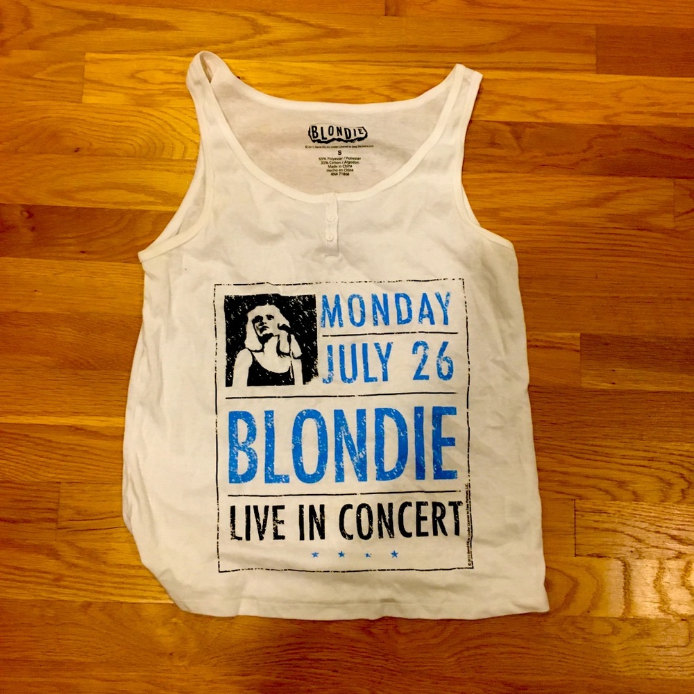 Blondie concert tank authentic